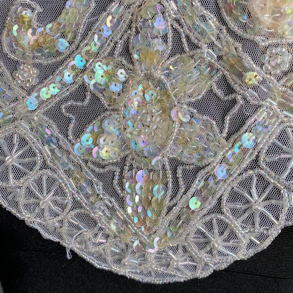 Beaded Lace Collar/Necklace with Sequins Vintage NWT - Picture 8 of 10